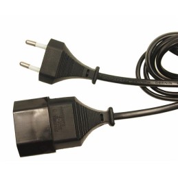 1 pcs : FCR72045 - 2 PIN EURO EXTENSION 3M BLACK