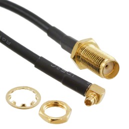1 pcs : CBA-SMA-MMCXRA - CBL ASSY SMA-MMCX JCK-PLG 3.937'