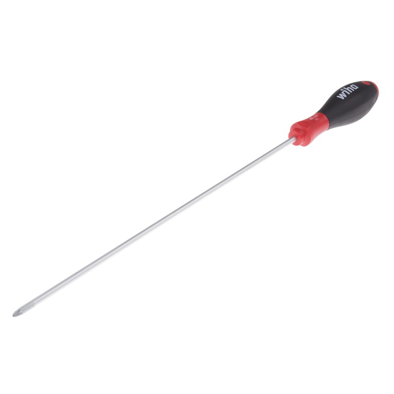 1 pcs - Wiha Pozidriv Screwdriver, PZ1 Tip, 300 mm Blade, 411 mm Overall