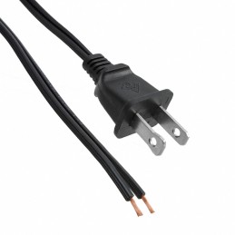 1 pcs : 800-1808-2-SPT2-BL-0008F-1 - CORD 18AWG NEMA 1-15P TO CBL 8'