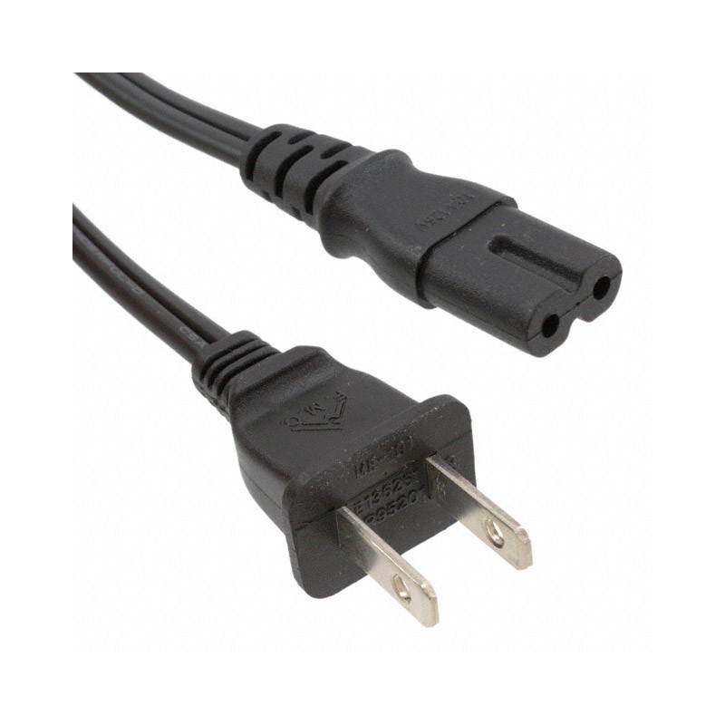 1 pcs : 800-18-3-2-SPT2-BL-00200-1 - CORD 18AWG NEMA 1-15P - C7 6.56'