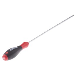 1 pcs - Wiha Pozidriv Screwdriver, PZ1 Tip, 300 mm Blade, 411 mm Overall