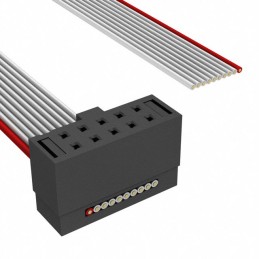 1 pcs : TCSD-05-S-06.00-01-N - CABLE ASSEM 2MM 10POS SGL END 6'
