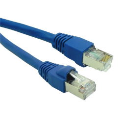 1 pcs : BC-1SE001F - CABLE MOD CAT6A STP BLUE 1FT