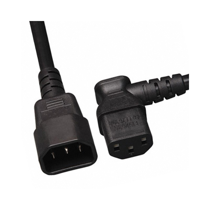 1 pcs : 26172-10-01 - CORD 16AWG C14 TO C13 RA 1' BLK