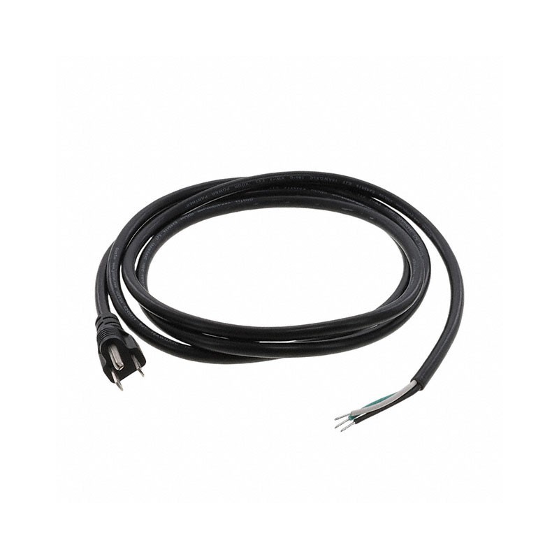 1 pcs : 3021066F10TTT - CORD 18AWG NEMA 5-15P-CBL 6.89'