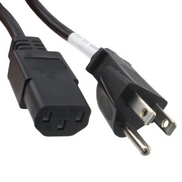 1 pcs : AC30UNA - CORD NEMA5-15P - IEC 320-C13 6'