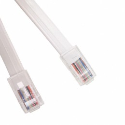 1 pcs : 510-26-8800-WH-0007F - CABLE MOD 8P8C PLUG TO PLUG 7'