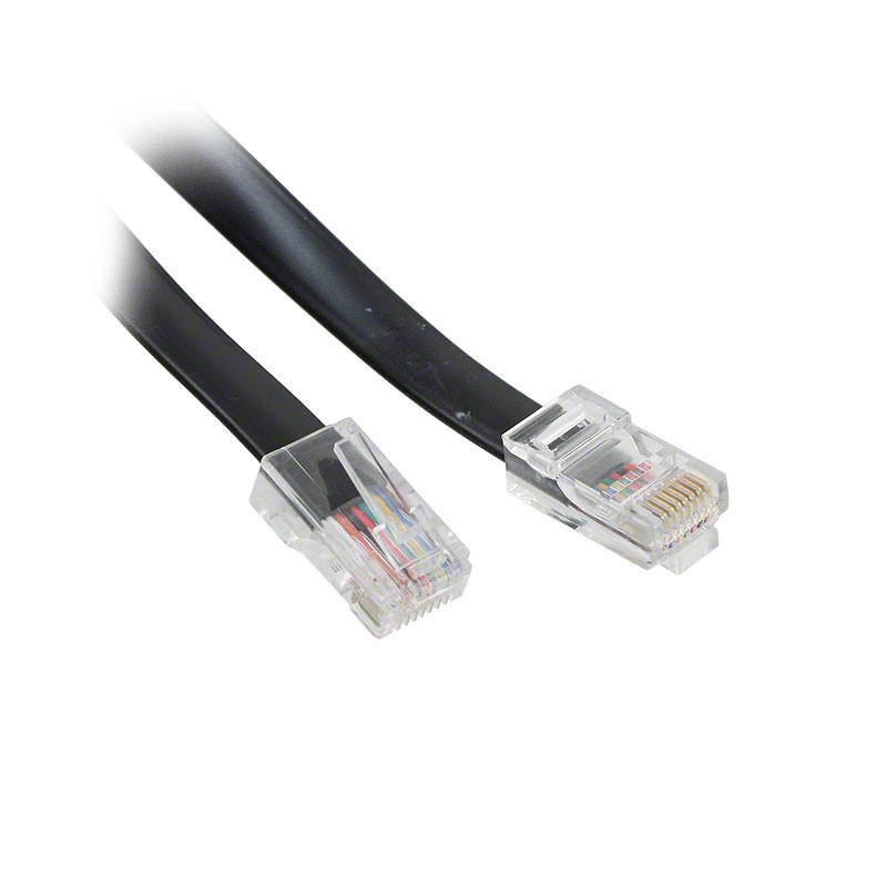 1 pcs : 512-26-8800-BL-0025F - CABLE MOD 8P8C PLUG TO PLUG 25'