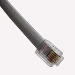 1 pcs : BC-66RS025F - CABLE MOD 6P6C PLUG TO PLUG 25'