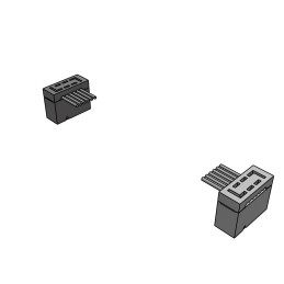 1 pcs : HCSD-03-D-03.00-01 - IDC SOCKET AND TERMINAL CABLE AS