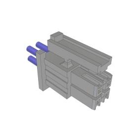 1 pcs : MMSD-02-20-L-24.00-S-K - MINI-MATE CABLE ASSEMBLY, 0.100'
