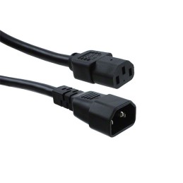 1 pcs : 800-1800-2-SVT0-BL-00050-1 - CORD 18AWG 320C14 - C13 1.64'