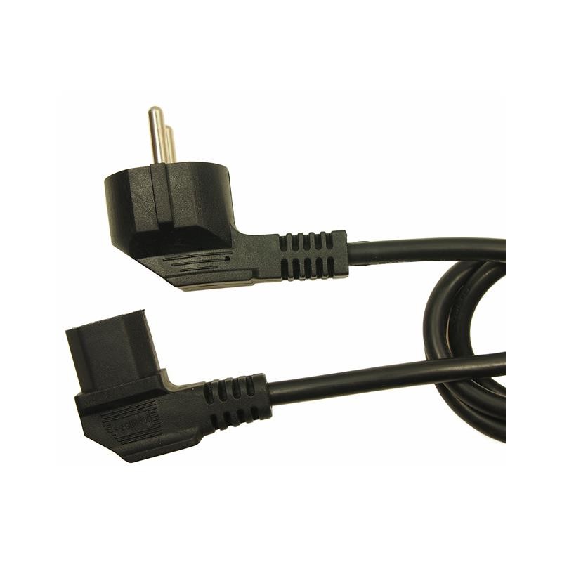 1 pcs : FCR72042 - RA SCHUKO TO RA IEC 2.5M BLACK