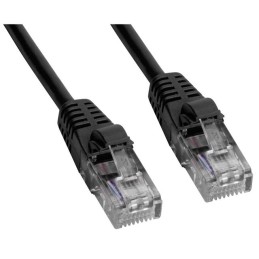 1 pcs : MP-5XRJ45UNNK-007 - CAT 5E UTP XOVER RJ45 BLACK 7'