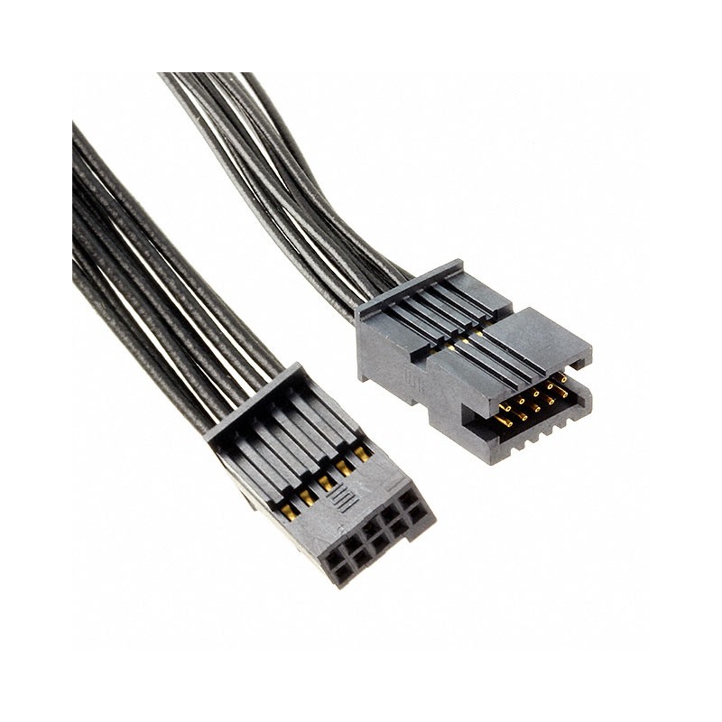 1 pcs : TFSD-05-28-H-10.00-T-NDS - CABLE 28AWG DUALROW 10PIN 1.27MM