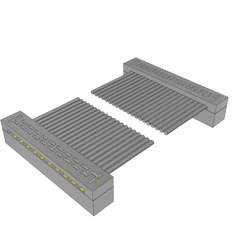 1 pcs : TCSD-10-D-03.00-01-F - 2MM DOUBLE ROW FEMALE IDC ASSEMB