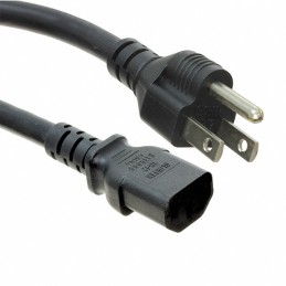 1 pcs : 3021066F7701-CEE(R) - CORD 18AWG NEMA 5-15P-IEC 6.56'