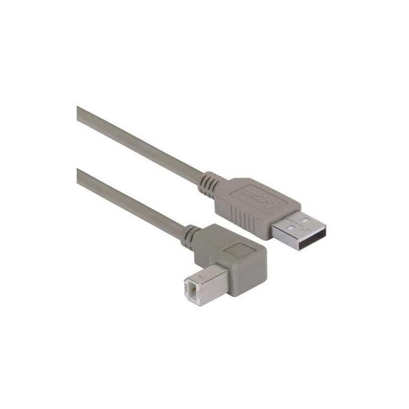 1 pcs : CAA-90DB-03M - CA USB STR A/90DN B DX .3M