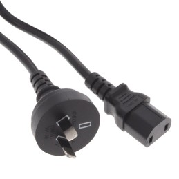 1 pcs : 5014112M071A(R) - CORD 17AWG AS3112-IEC320 6.56'