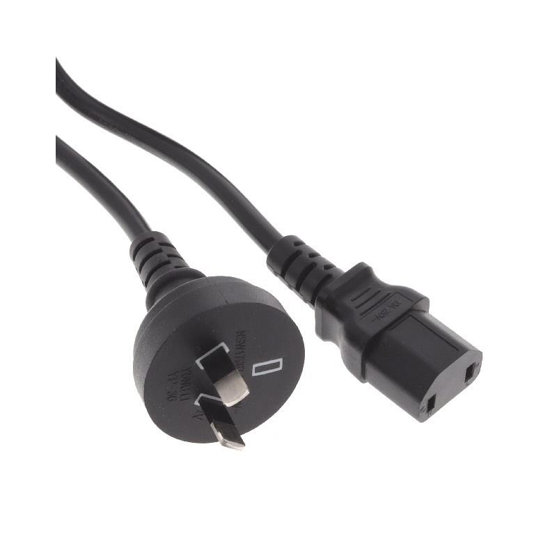 1 pcs : 5014112M071A(R) - CORD 17AWG AS3112-IEC320 6.56'