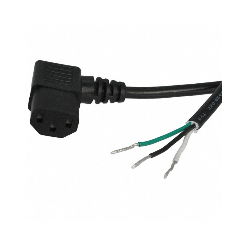 1 pcs : AK500-RA-7-2 - CORD 18AWG IEC320 RA - CBL 6.56'