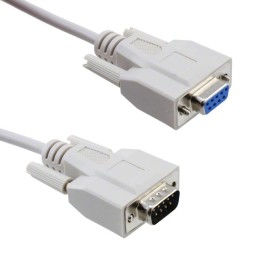 1 pcs : 710-10012-00200 - CABLE ASSY DB09 SHLD BEIGE 2M