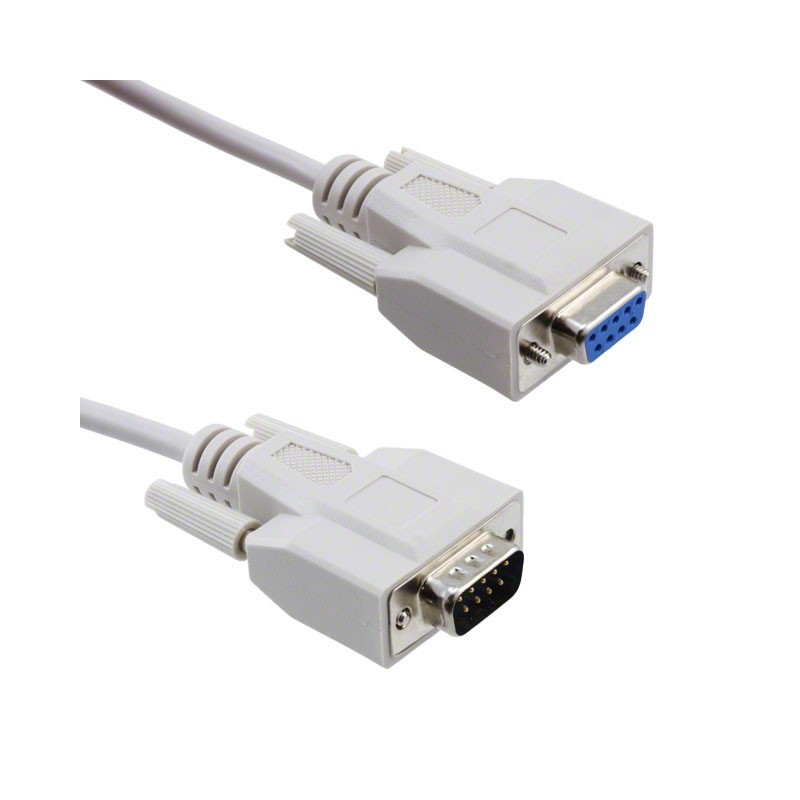 1 pcs : 710-10012-00200 - CABLE ASSY DB09 SHLD BEIGE 2M