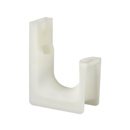 1 pcs : JP2W-L - CBL SPRT J-HOOK WHITE WALL MNT