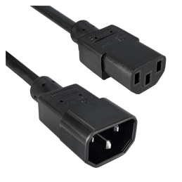 1 pcs : 318002-01 - CORD 18AWG 320C14 - C13 3.25'