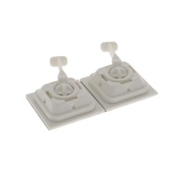 2 pcs : ABDCM30-AV-C - CABLE TIE HLDR SWIVEL ADH 2QTY2