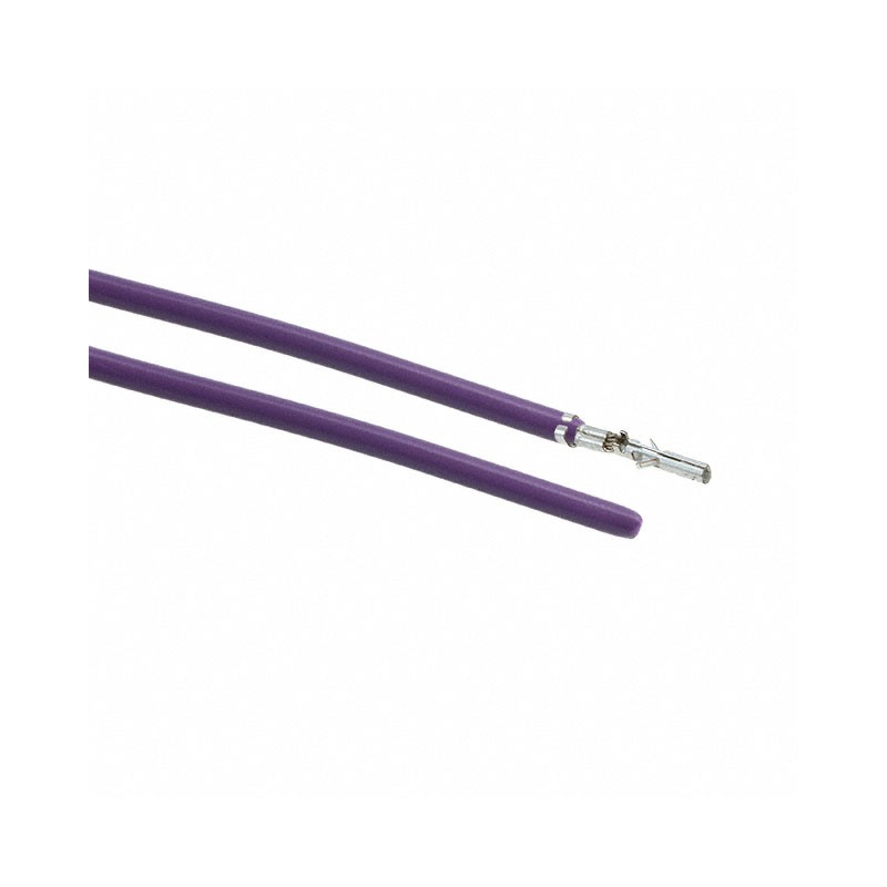 10 pcs : 0430300001-02-V4 - 2' PRE-CRIMP A2015V VIOLET