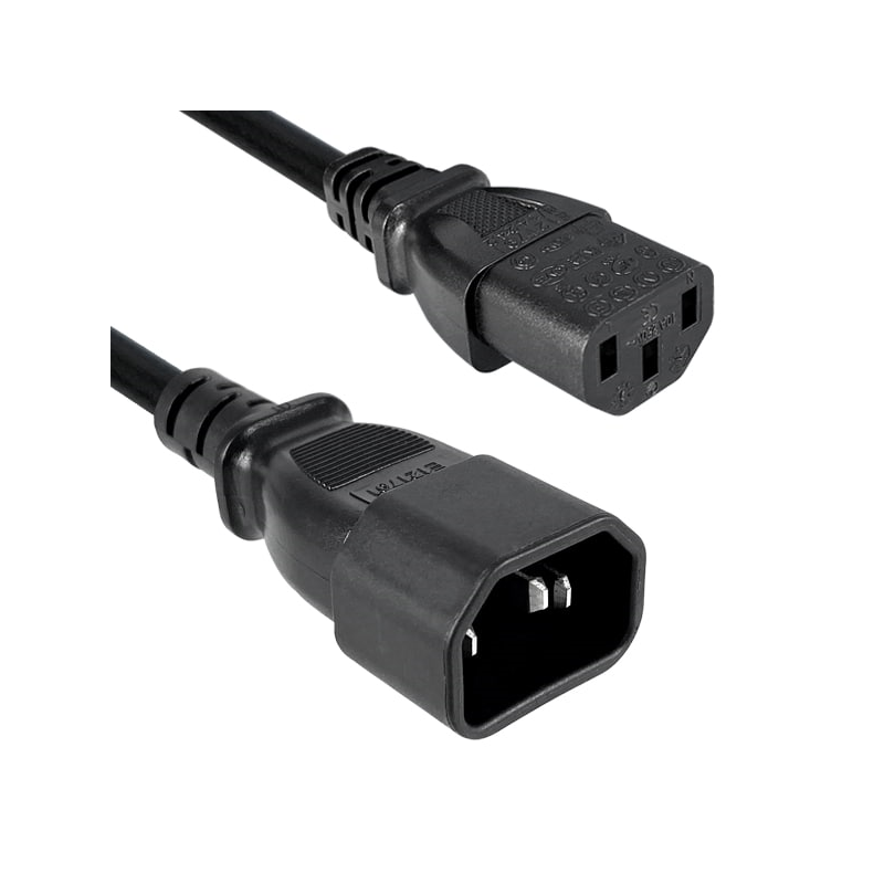 1 pcs : 319002-T01 - CORD 18AWG 320C14 - C13 3.28'