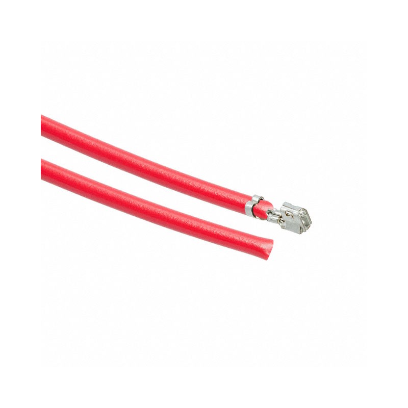 10 pcs : 0502128000-10-R6 - 10' PRE-CRIMP 3049 RD001 RED