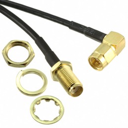 1 pcs : CBA-SMAMR-SMAF - CBL ASSY SMA JACK TO PLUG 7.874'