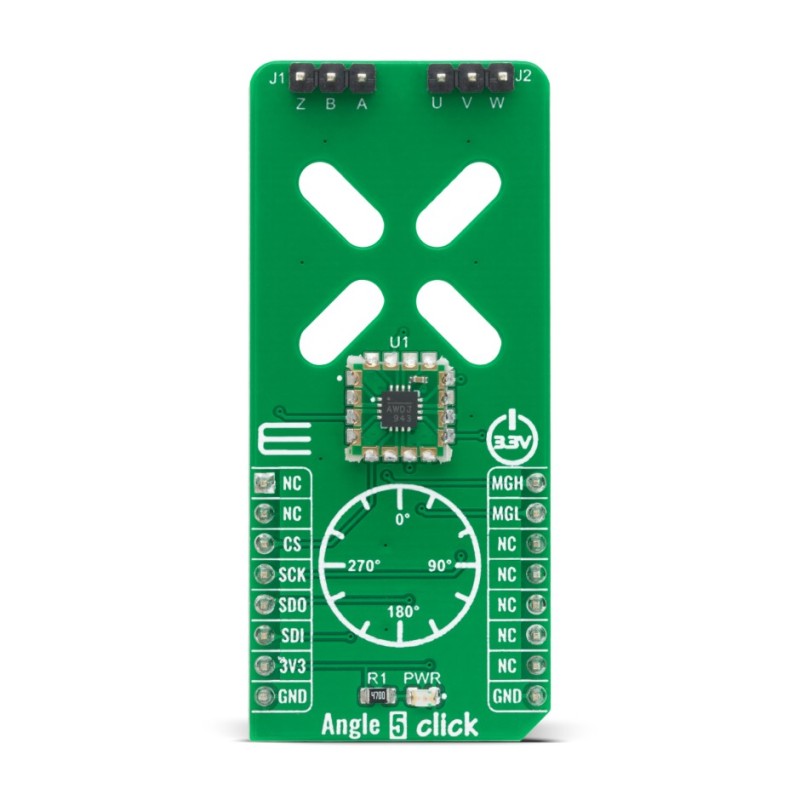 1 pcs - MikroElektronika Angle 5 Click Development Kit for MA302 MCU