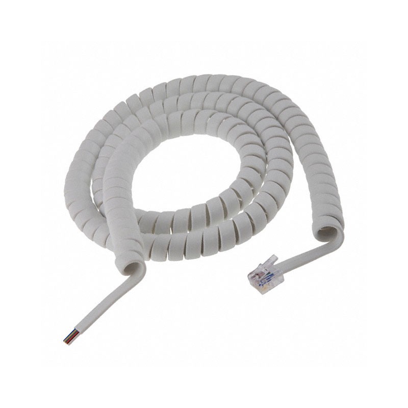 1 pcs : 523-26-6600-WH-0014F - CABLE MOD 6P6C PLUG TO CABLE 14'