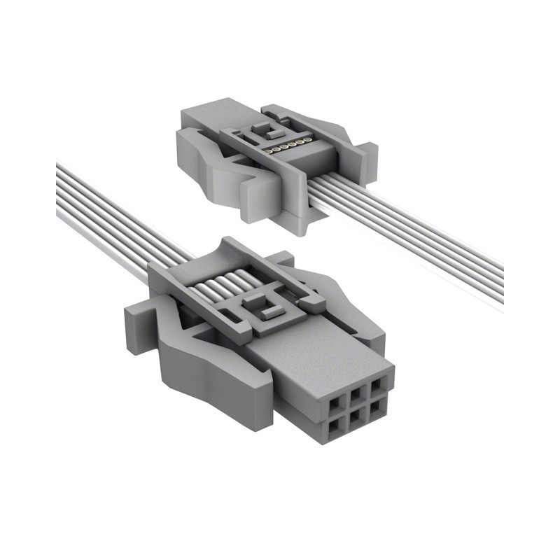 1 pcs : 33152430200002 - CABLE ASSY 6POS RCPT-RCPT 200MM