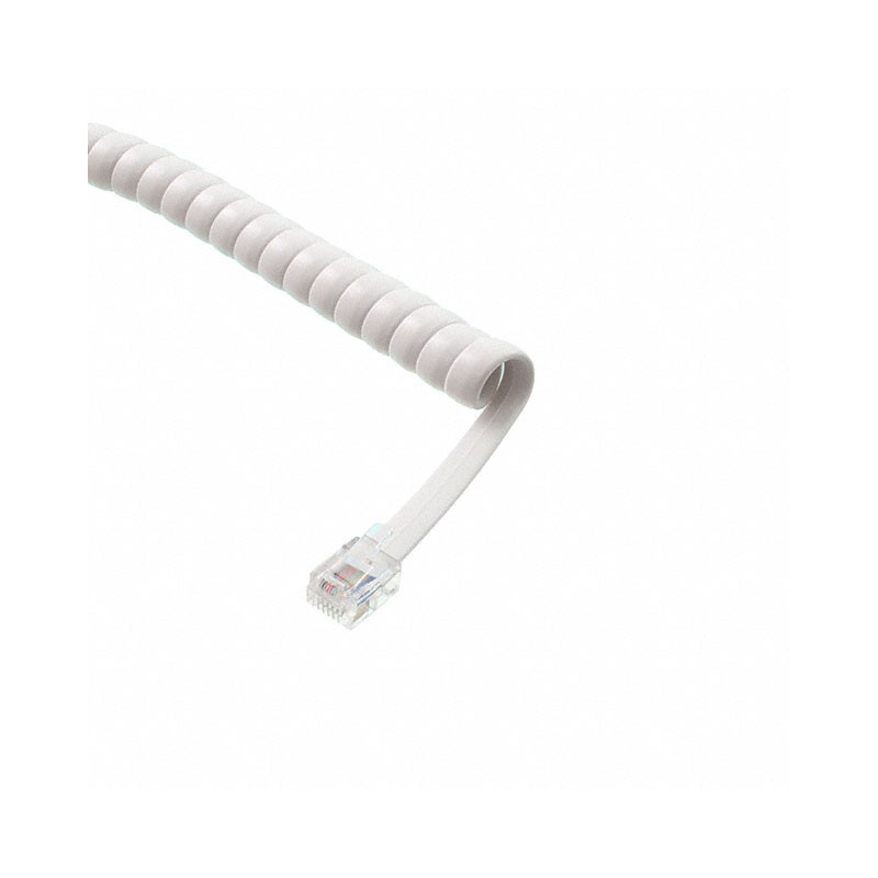 1 pcs : 522-26-6600-WH-0014F - CABLE MOD 6P6C PLUG TO PLUG 14'