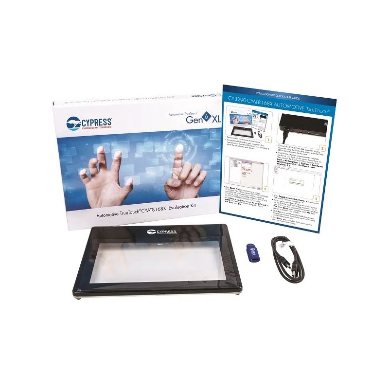 1 pcs - Infineon Evaluation Kit Evaluation Kit Capacitive Multi-Touch All-Points Touchscreen Controllers