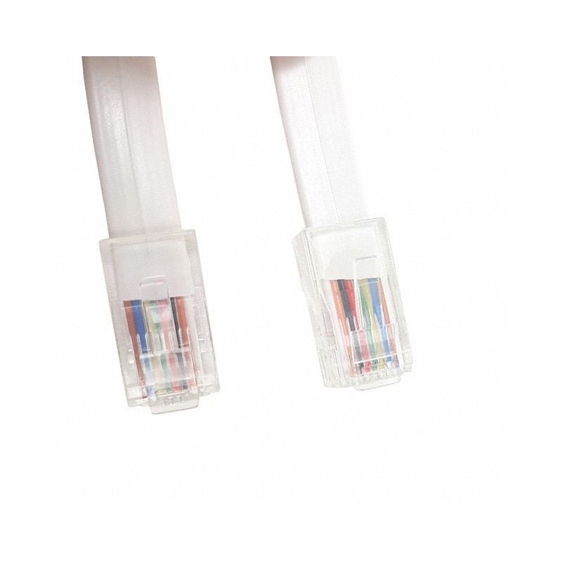 1 pcs : 520-26-8800-WH-0007F - CABLE MOD 8P8C PLUG TO PLUG 7'