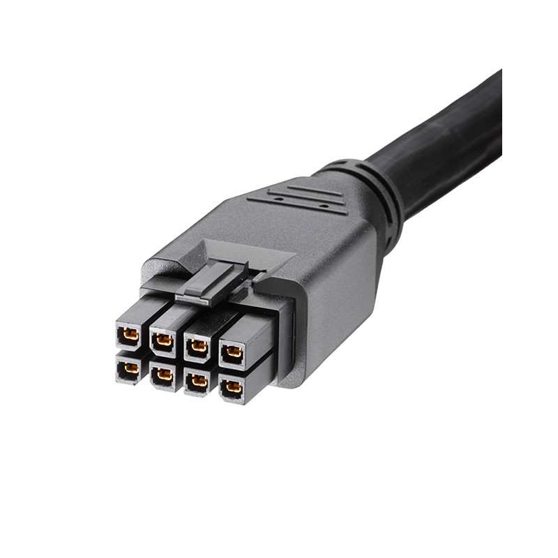 1 pcs : 2451360805 - MEGAFIT 8CKT BLACK 500MM OVERMOL