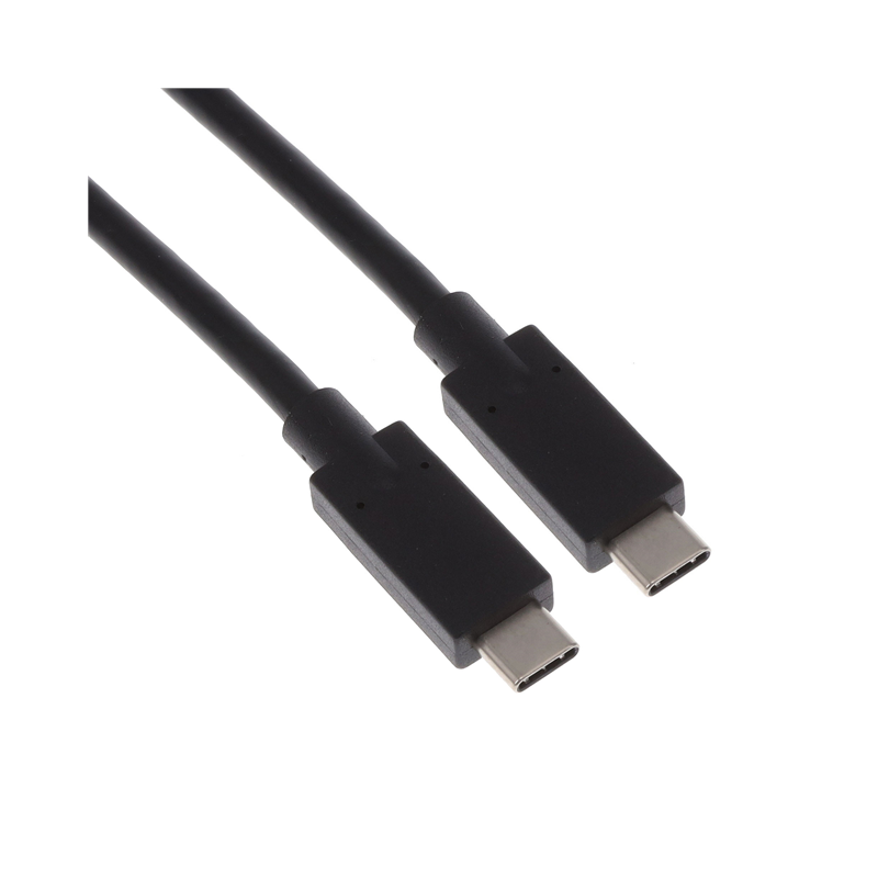 1 pcs : USBCM31EM3M0USBCMMMBKR - CABLE C PLUG TO C PLUG 9.84'