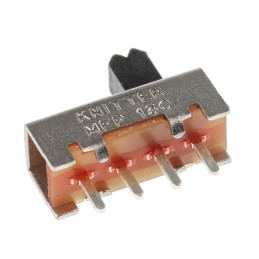 5 pcs - KNITTER-SWITCH PCB Slide Switch SPST 350 mA @ 30 V dc Slide