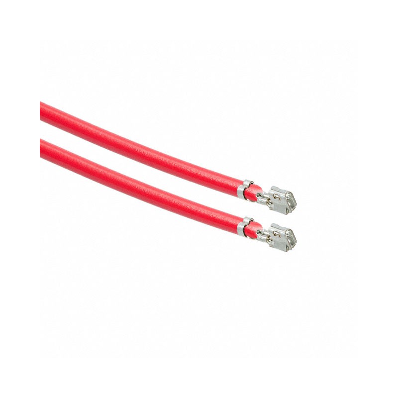 10 pcs : 0502128000-12-R4-D - 12' PRE-CRIMP 1854 RD001 RED