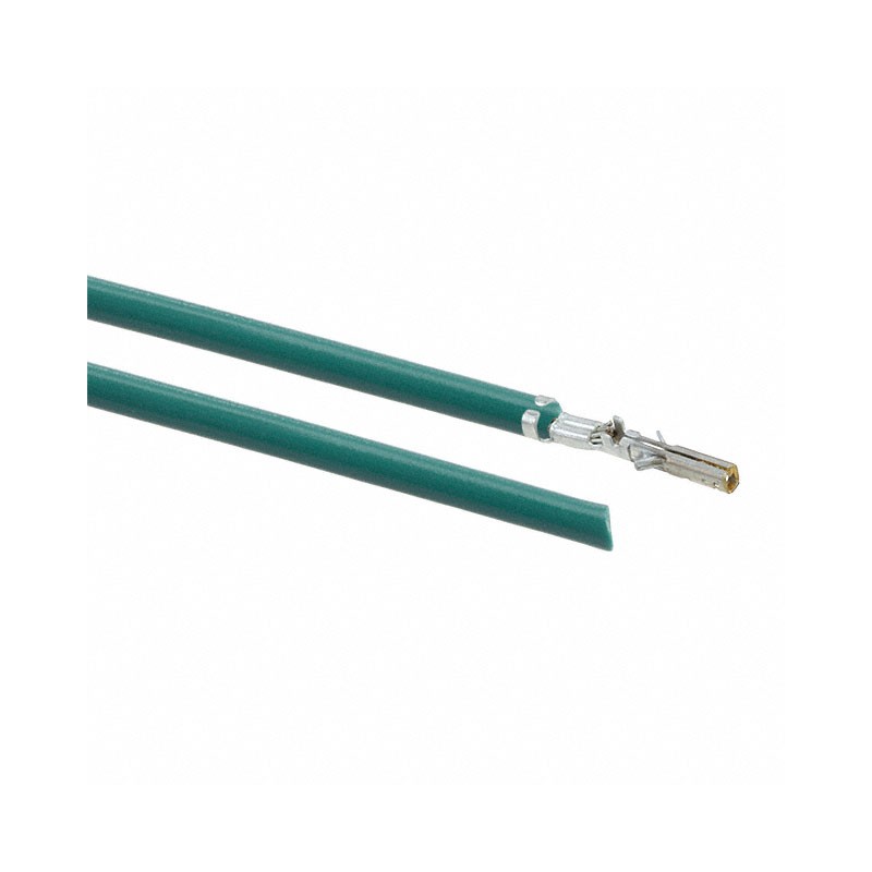 10 pcs : 0430300002-03-G0 - 3' PRE-CRIMP A2040G GREEN