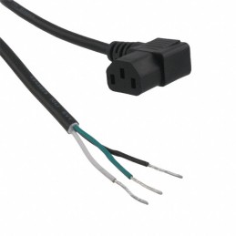 1 pcs : AK500-RA-5-2 - CORD 18AWG IEC320 RA - CBL 6.56'