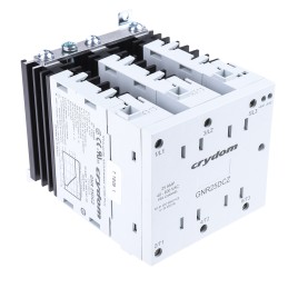 1 pcs - Sensata / Crydom GNR 90 Series Solid State Relay, 25 A rms Load, DIN Rail Mount, 600 V rms Load, 32 V dc Control