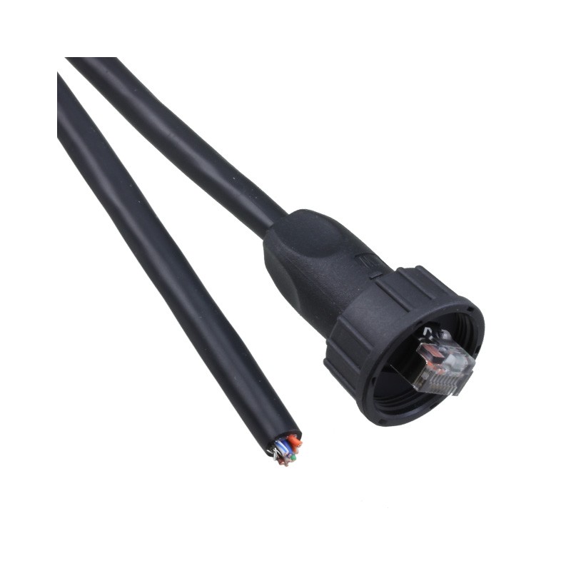 1 pcs : RCP-5SBMMM-SLM7B01 - CABLE MOD 8P8C PLUG-CABLE 3.28'