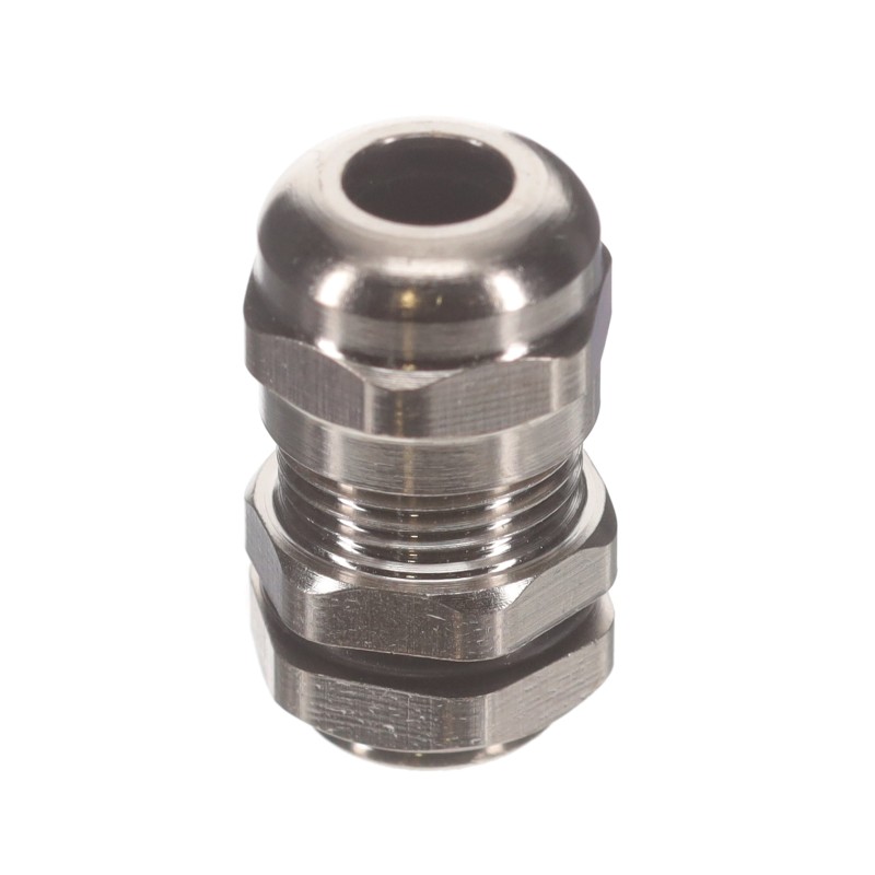 1 pcs : CG-M-M12-1.5 - CABLE GLAND 3-6.5MM M12 BRASS